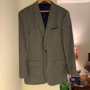 J. Crew Ludlow Herringbone Wool Blazer
